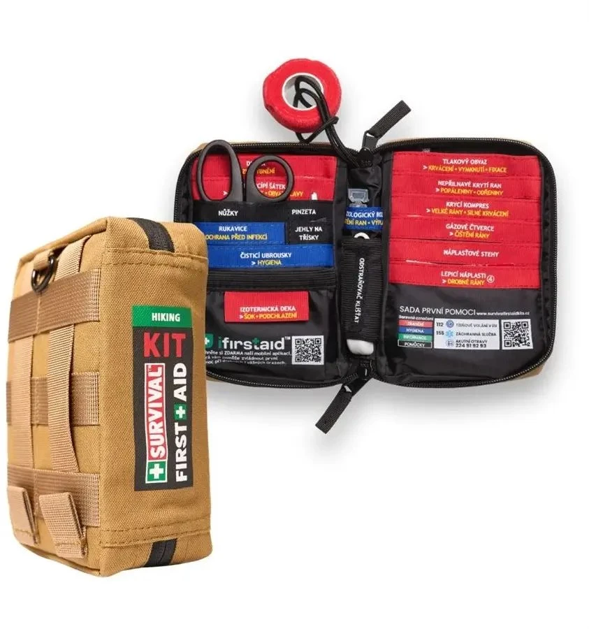 Tzmo Apteczka Survival First Aid Kit Hiking (CZ) (CS-SFAK-SND-H)