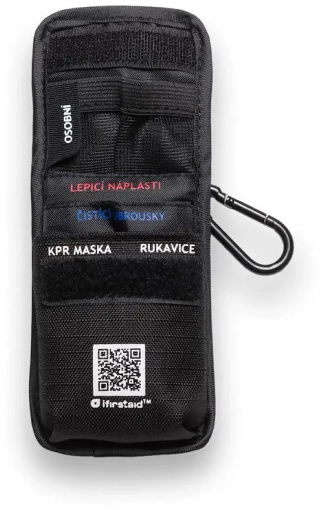 Tzmo Apteczka Survival First Aid Kit Pocket (CZ) (CS-SFAK-BLK-CPR)