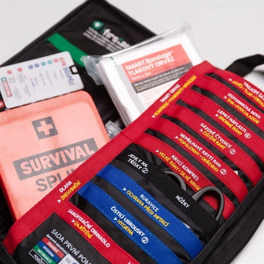 Tzmo Apteczka Survival First Aid Kit Slimline (CS-SFAK-BLK-SLM)
