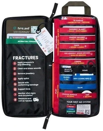 Tzmo Apteczka Survival Slimline First Aid Kit - Raudona (SV-00597)