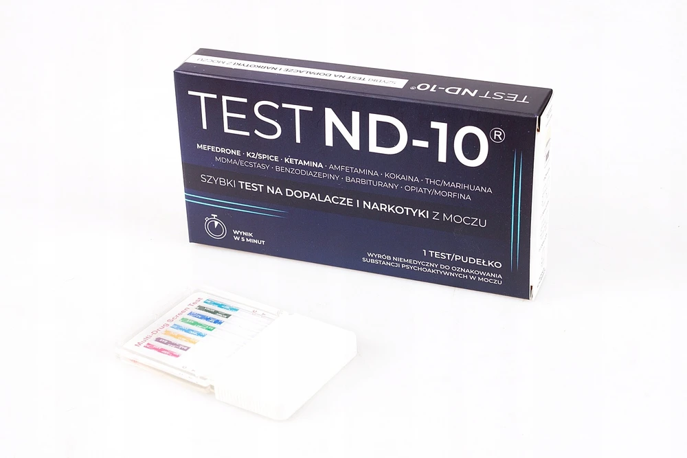 Farmabol Test ND-10 na dopalacze i narkotyki su moczu