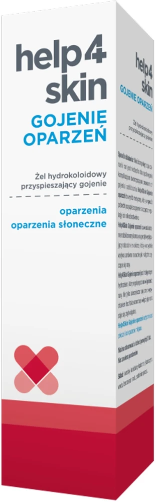 Tzmo Help4Skin Hidrokoloidinis gelis nuo nudegimų, spartinantis jų gijimą, 75 g