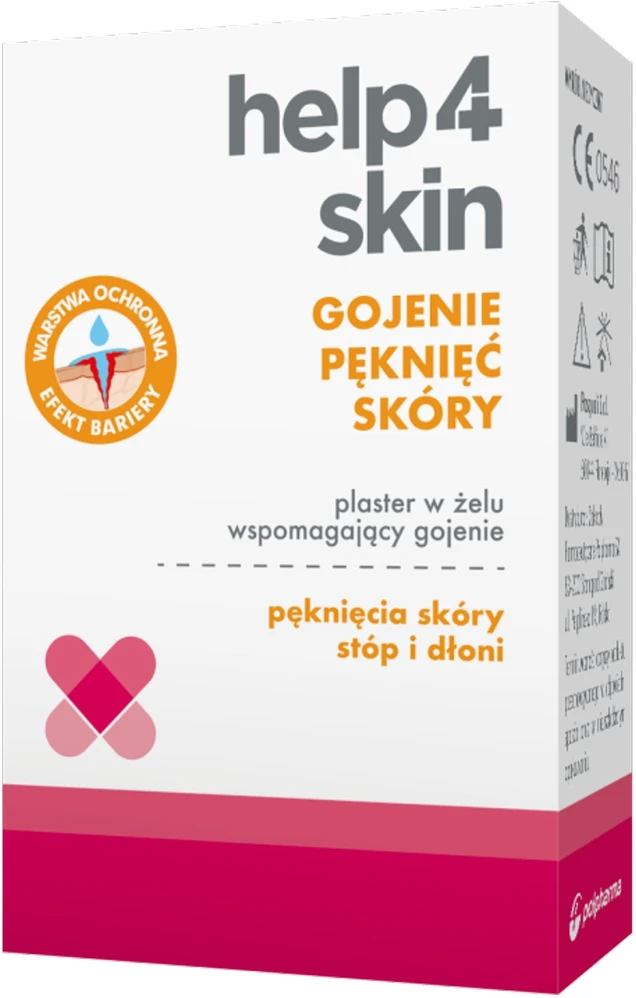 Tzmo Help4Skin Odos įtrūkimų gijimo gelio pleistras 7ml