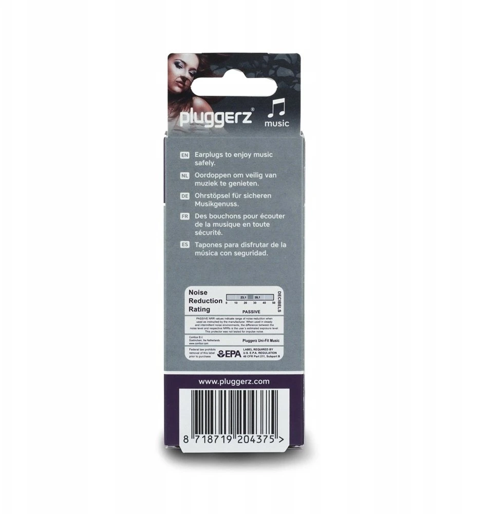Tzmo Pluggerz, Music, ausų kištukai, 4 vnt., unisex