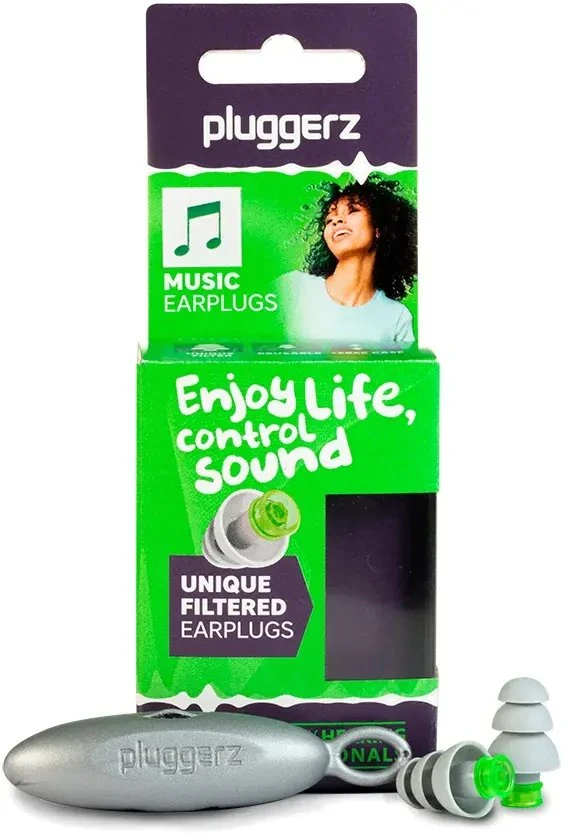 Tzmo Pluggerz, Music, Sound Control, Earplugs, 2 pcs Unisex