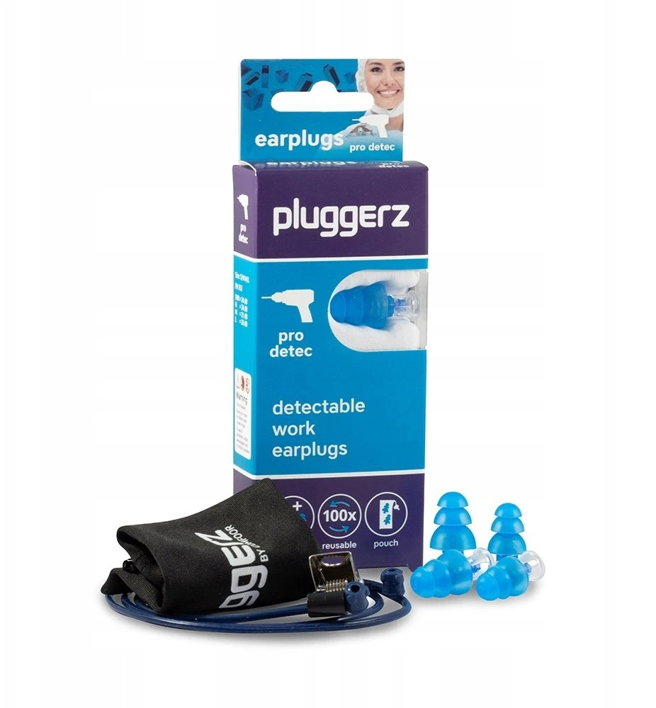 Tzmo Pluggerz Pro ausų kištukai, mėlyni, 4 vnt., unisex