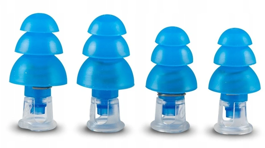 Tzmo Pluggerz Pro ausų kištukai, mėlyni, 4 vnt., unisex
