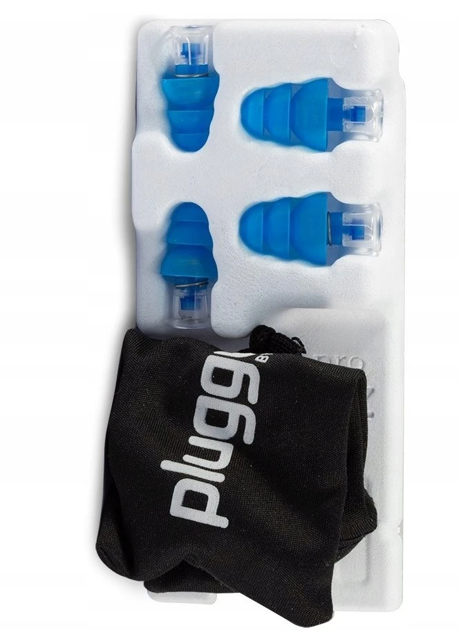 Tzmo Pluggerz Pro ausų kištukai, mėlyni, 4 vnt., unisex