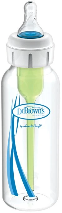U Grow DR. BROWN'S buteliukas siauru kakleliu su spec. paskirties vožtuvu, 250ml