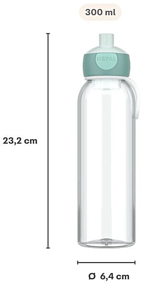 U-grow Buteliukas NA WODĘ CAMPUS 500 ML COOL Mėlynas 107450018300