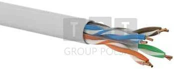 U/UTP cat.6A tinklo kabelis, susukta pora, LSOH, Dca 4x2x23 AWG, 10Gb/s, 10 metų garantija, pilkas, 500m - Q-LANTEC