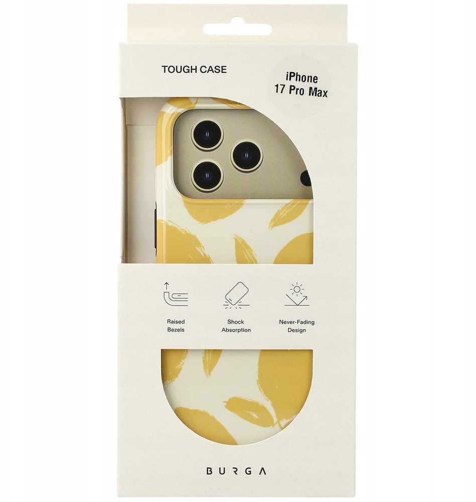 Burga Tough Magsafe dėklas, Lemon Tart – iPhone 17 Pro Max