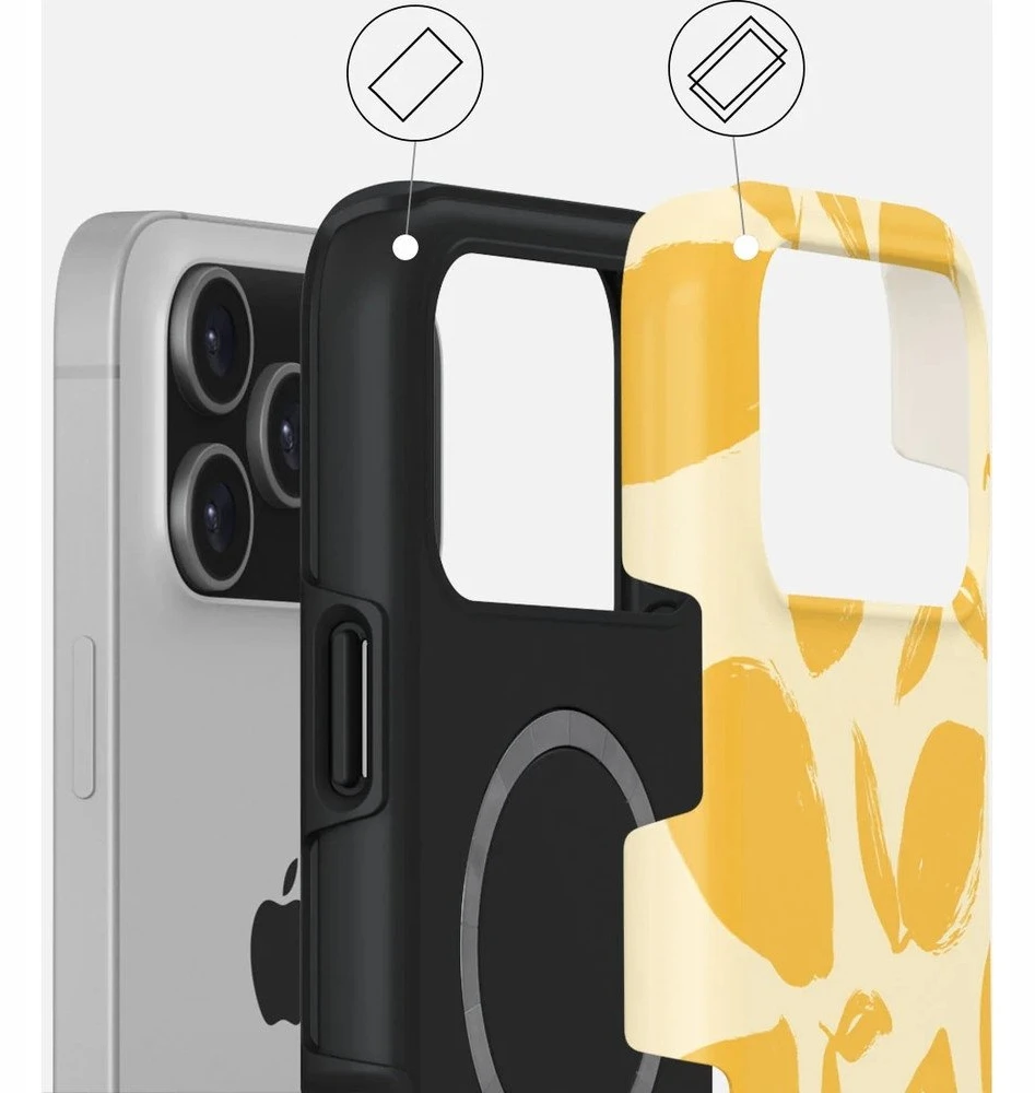 Burga Tough Magsafe dėklas, Lemon Tart – iPhone 17 Pro Max