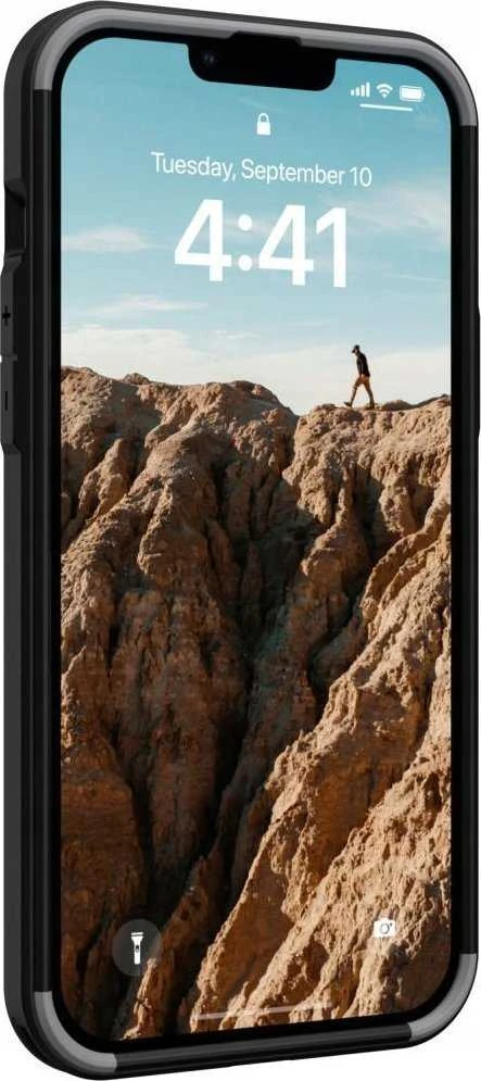 UAG Urban Armor Gear dėklas CIVILIAN, suderinamas su „MagSafe“, skirtas IPHONE 14 Plus, tamsiai mėlynas