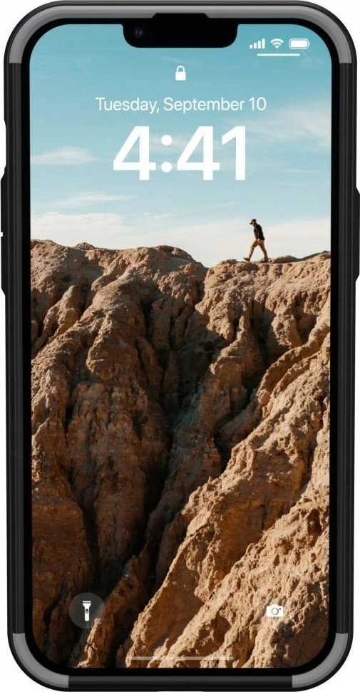 UAG Urban Armor Gear dėklas CIVILIAN, suderinamas su „MagSafe“, skirtas IPHONE 14 Plus, tamsiai mėlynas