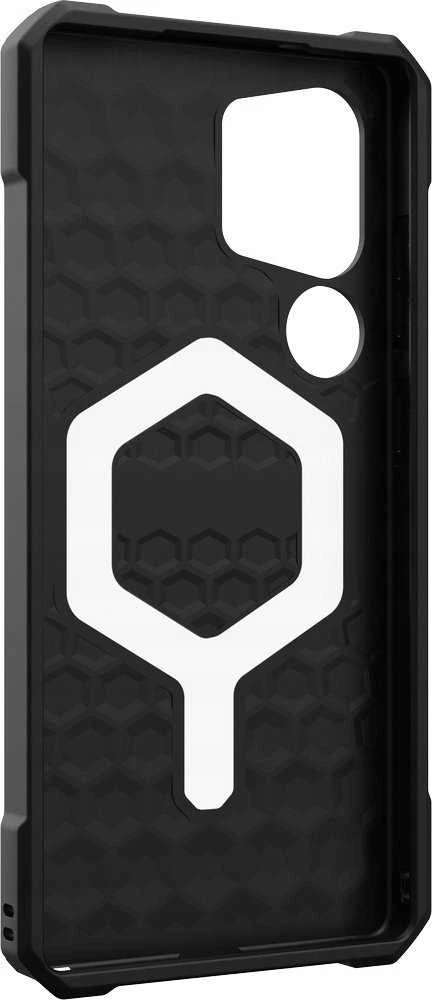 UAG Urban Armor Gear ESSENTIAL ARMOR MAGNET dėklas su įmontuotu magnetiniu moduliu, skirtu SAMSUNG S25 Ultra 5G juodas