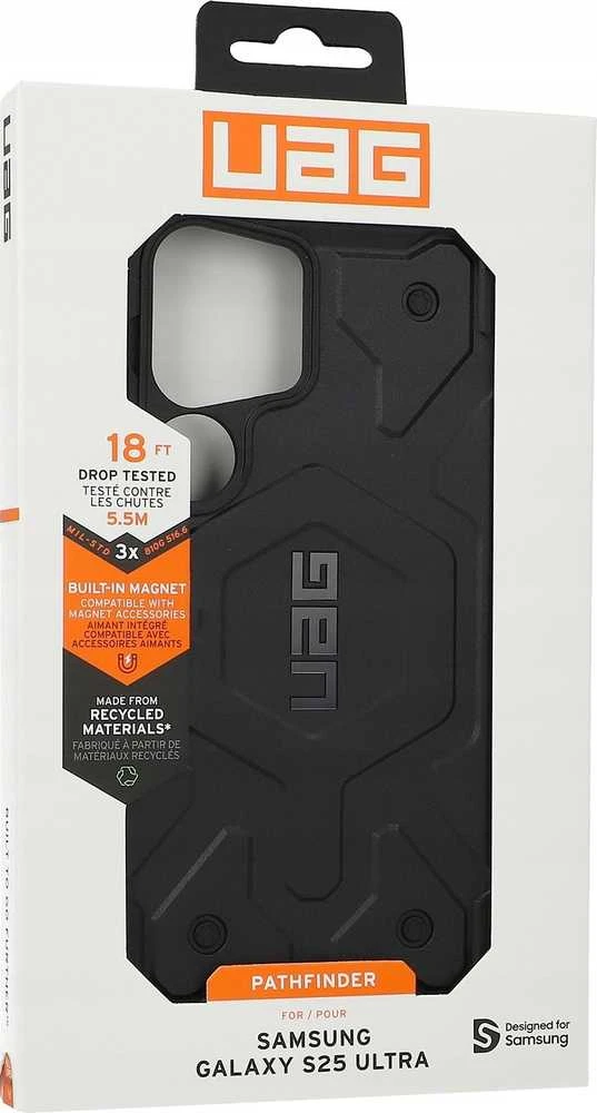 Dėklas Urban Armor Gear UAG Pathfinder w/ Magnet, Juodas - Samsung Galaxy S25 Ultra