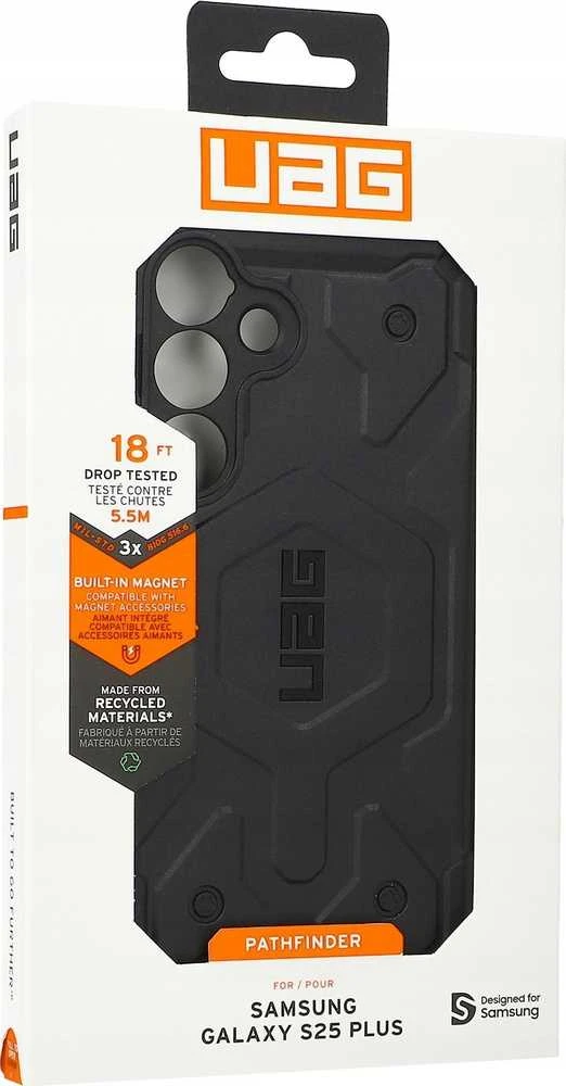 Dėklas Urban Armor Gear UAG Pathfinder w/ Magnet, Juodas - Samsung Galaxy S25+