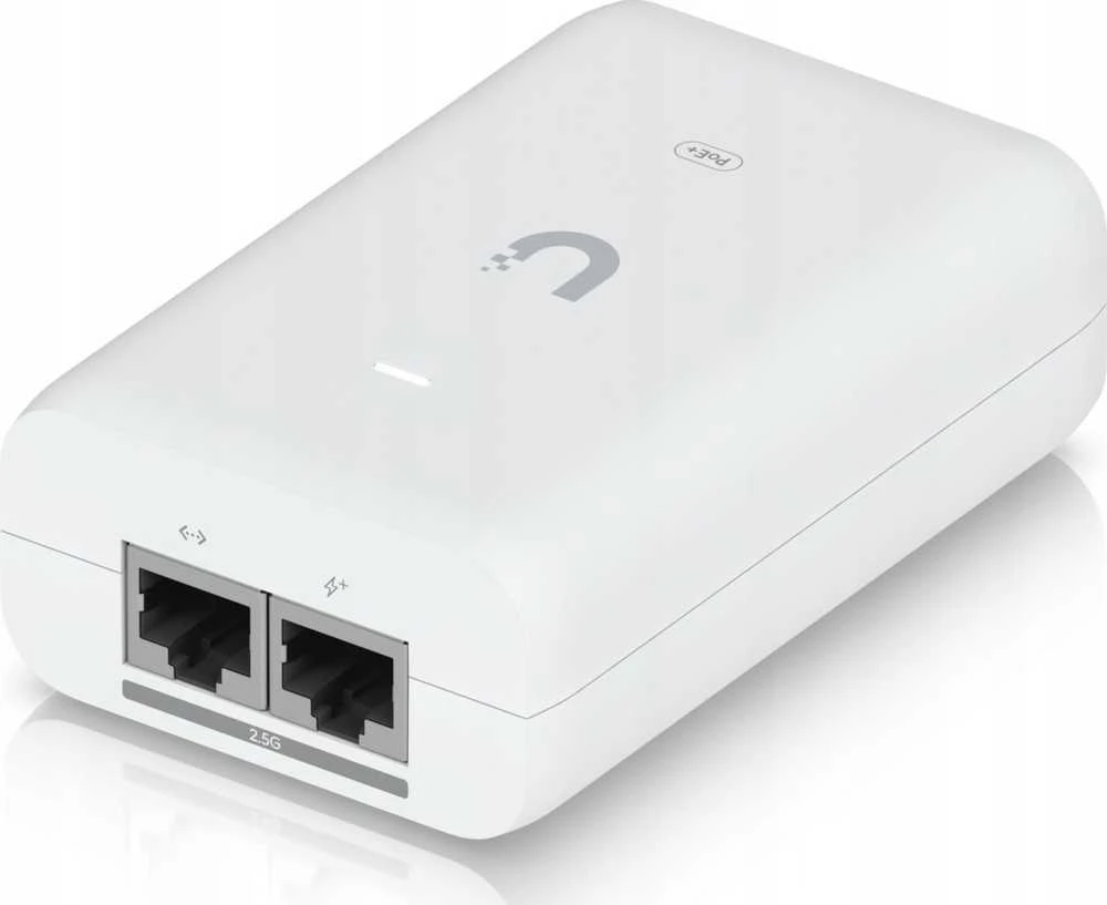 UBIQUITI 2.5G POE+ ADAPTERIS (30W) ADAPTERIS, GALIMAS MAITINTI UNIFI POE+ ĮRENGINIUS, SUMAŽINTI PRIKLAUMYBĄ NUO POE JUNGIKLIŲ MAITINIMO IR PATEIKTI Kelių GIGABITŲ LAN RYŠĮ