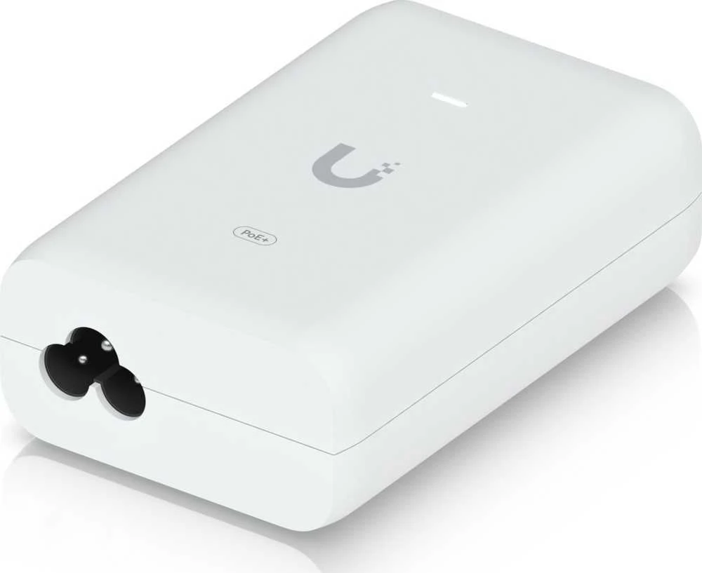 UBIQUITI 2.5G POE+ ADAPTERIS (30W) ADAPTERIS, GALIMAS MAITINTI UNIFI POE+ ĮRENGINIUS, SUMAŽINTI PRIKLAUMYBĄ NUO POE JUNGIKLIŲ MAITINIMO IR PATEIKTI Kelių GIGABITŲ LAN RYŠĮ