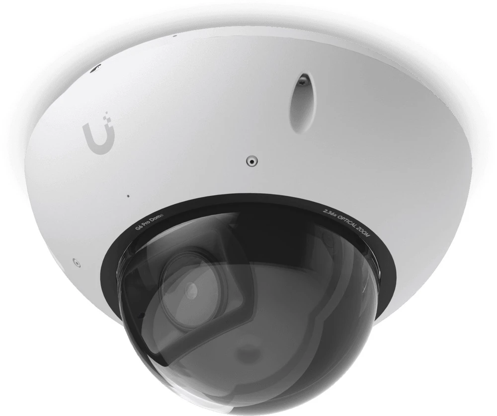 Ubiquiti G6 Pro kupolinė IP saugos kamera, skirta naudoti viduje/lauke, 3840 x 2160 px, montuojama prie lubų/sienos