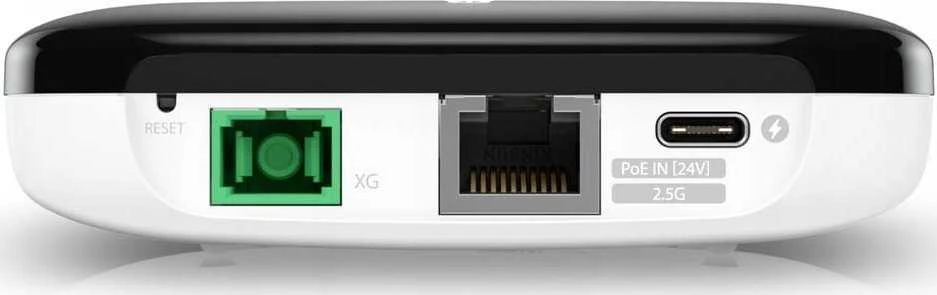 Maršrutizatorius Ubiquiti UISP-FIBER-XG | ONT | UISP Fiber XG, 1x XG-PON, 1x RJ45 2,5 Gb/s