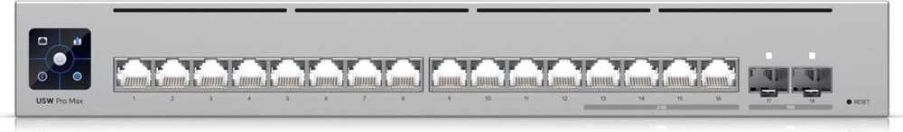 Šakotuvas 16 prievadų komutatorius Ubiquiti Unifi USW-Pro-Max-16-EU
