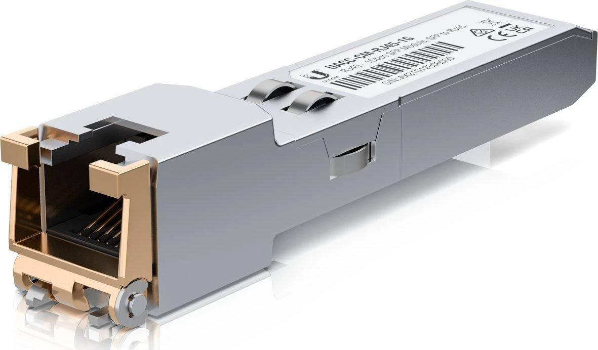 Šakotuvas Ubiquiti Optinis integruojamas keitiklis UTEPO SFP UACC-CM-RJ45-1G BiDi 1.25 Gbps