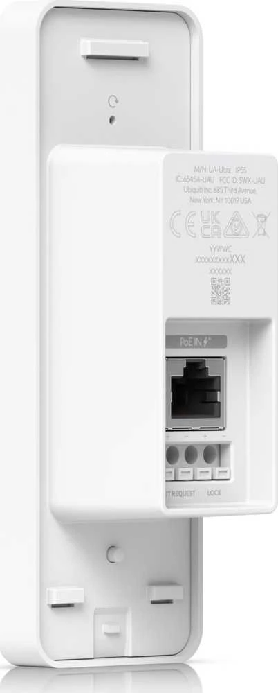 UBIQUITI ACCESS ULTRA. PRIEIGOS SKAITYTOJAS SU ĮSTATYTU STABULU, VEIKIANČIUI VISIŠKAM VIENŲ DURŲ ĮĖJIMO VALDYMUI IŠ VIENO ĮRENGINIO