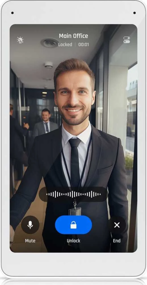 Ubiquiti UA-Intercom-Viewer-3 Ekranai