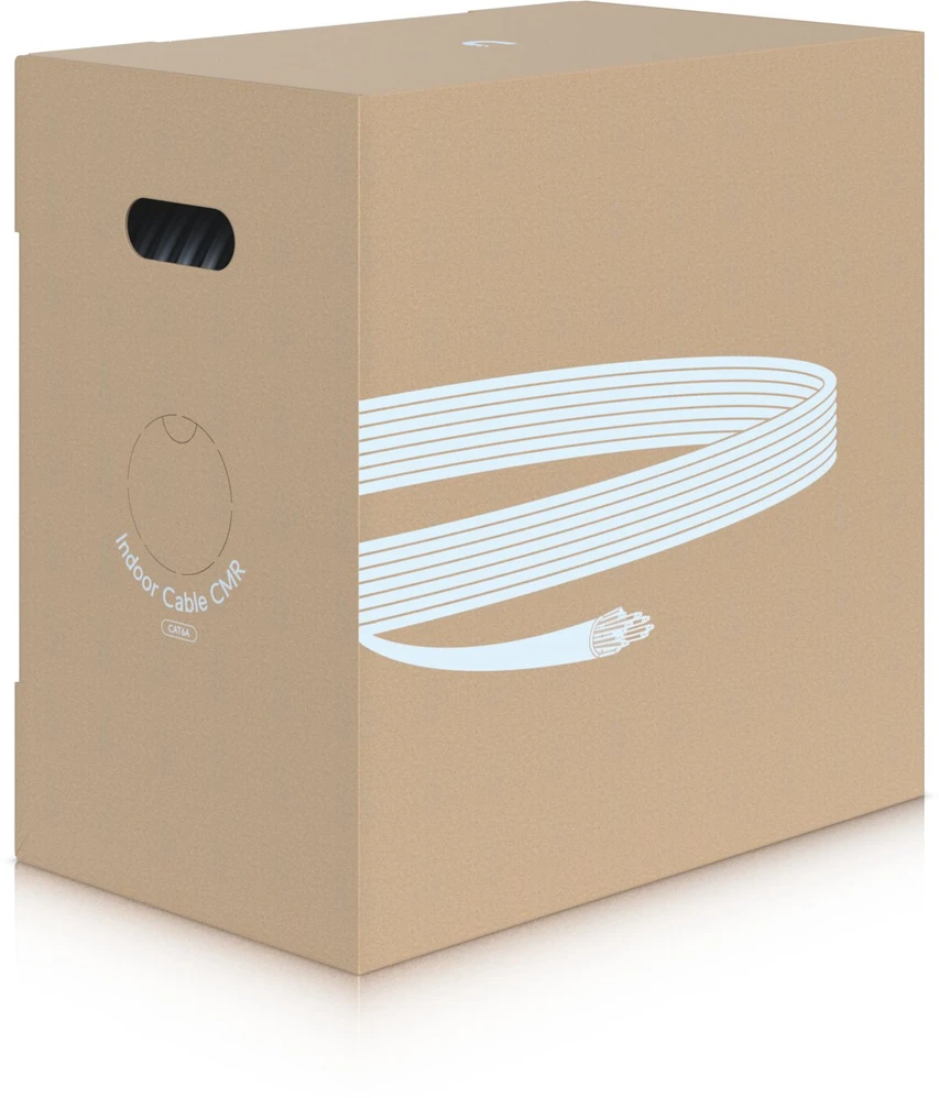 Ubiquiti Ubiquiti UACC-Cable-C6A-CMR Baltas tinklo kabelis 305 m Cat6a U/UTP (UTP)