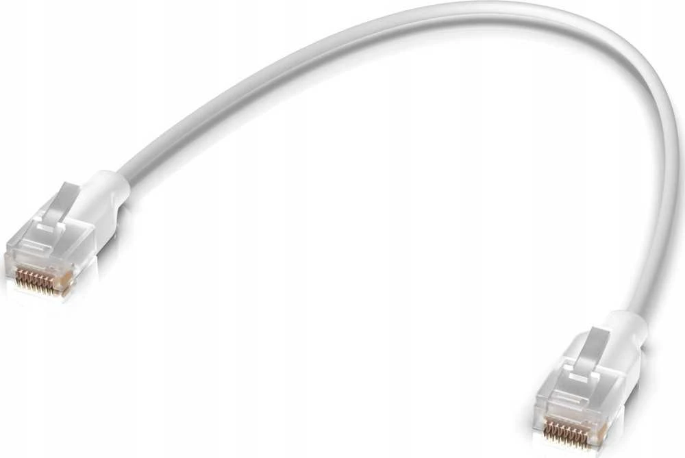 Ubiquiti UACC-Cable-Patch-EL-0.15M-W-24 tinklo kabelis Translucent, Baltas Cat6