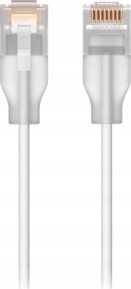 Ubiquiti UACC-Cable-Patch-EL-1M-W tinklo kabelis Translucent, Baltas Cat6
