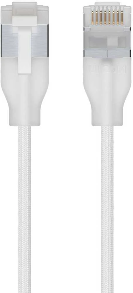 UBIQUITI UNIFI PREMIUM KOMUTACINIS KABELIS. YPAČ PLONAS PINTAS EKRANUOTAS RJ45 KOMUTACINIS KABELIS, SUKURTAS IR OPTIMALIZUOTAS 10 GBE TINKLUI (0,3 M)