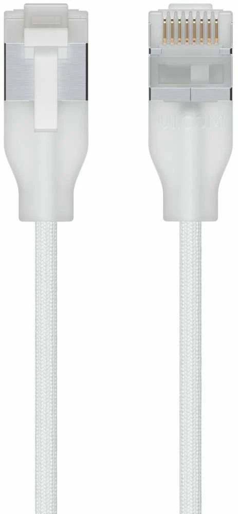 Ubiquiti UACC-Cable-Patch-EL-C6A-15M-W tinklo kabelis Permatomas, Balta Cat6a