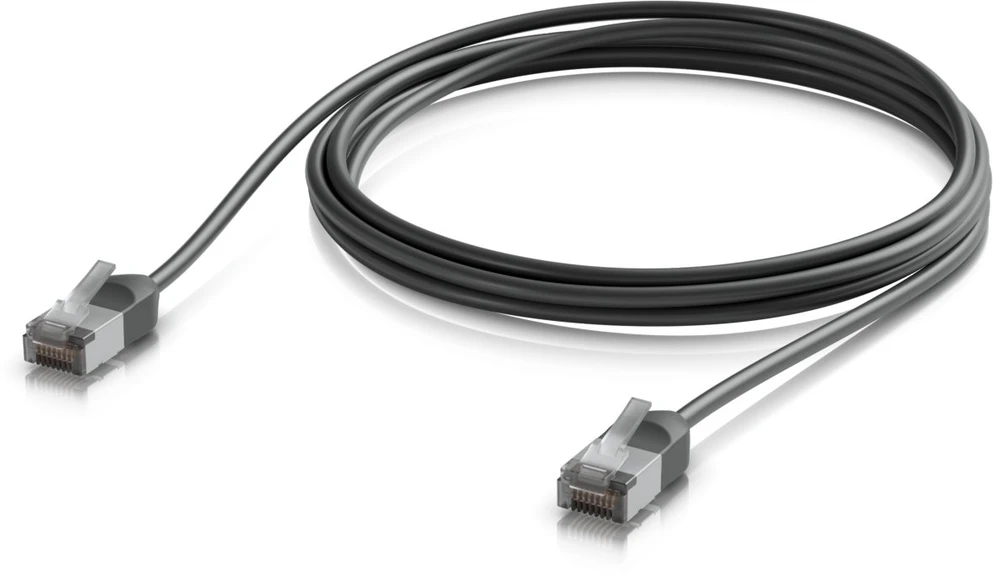 Ubiquiti Kabelis sieciowy Cat6a F/UTP (FTP) 2 m Juodas (UACC-CABLE-PATCH-OUTDOOR-C6A-2M-BK)