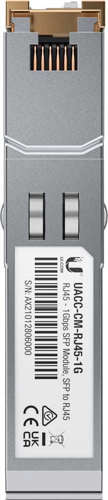Šakotuvas Ubiquiti Optinis integruojamas keitiklis UTEPO SFP UACC-CM-RJ45-1G BiDi 1.25 Gbps