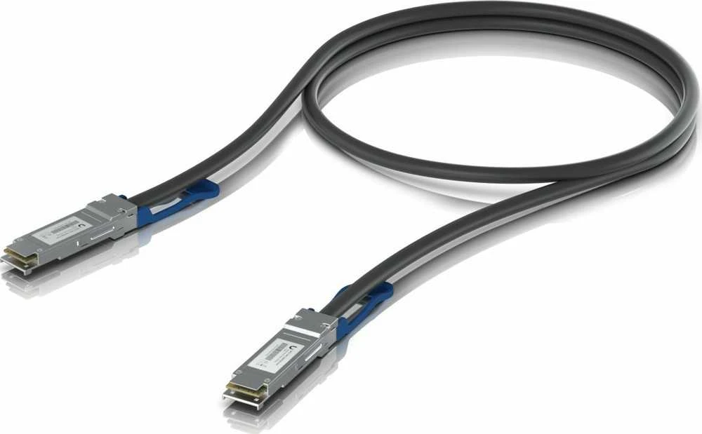 Ubiquiti UACC-DAC-QSFP28-0.5M „InfiniBand“ arba pluoštinis optinis kabelis 0,5 m Juoda