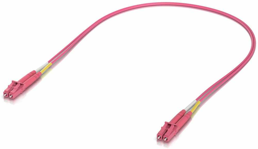 Ubiquiti Ubiquiti UACC-OFC-M2-LULU-0.5M-50 kabelis InfiniBand / światłowodowy 0,5 m LC LC/LC Rožinė