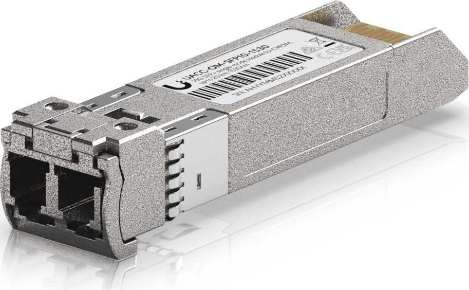 Šakotuvas SFP modulis „Ubiquiti“ „Ubiquiti UACC-OM-SFP10-1530“ tinklo kartotuvo modulis Šviesolaidinis 11300 Mbit/s SFP+ 1530 nm