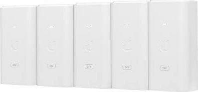 UBIQUITI POE-24-12W-5P Ubiquiti PoE-24 pasyvus PoE adapteris EU, 24V 0,5A, įdėklo/ESD apsauga, 5 PAK.