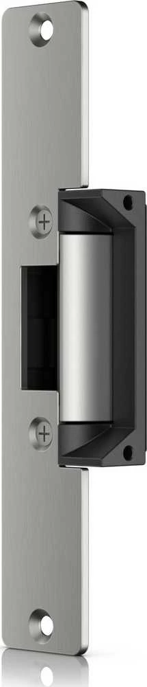 „Ubiquiti UACC-Lock-Strike-Secure-15mm“ elektrinė spyna su apsauga nuo gedimų, jungiama prie „UniFi Access Hub“.
