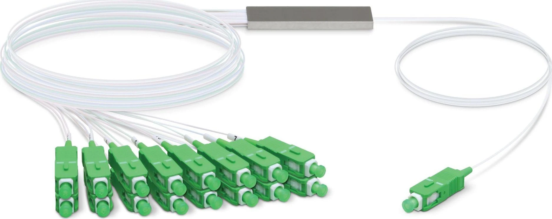UBIQUITI UF-SPLITTER-16 UFIBER 1:16 SPLITTER SC/APC G.657A1 900UM 1,5 m PLIENINIS VAMZDIS