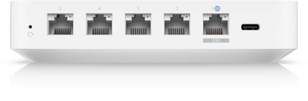 Maršrutizatorius Zapora jungiama į tinklą Ubiquiti UniFi Cloud Gateway with a