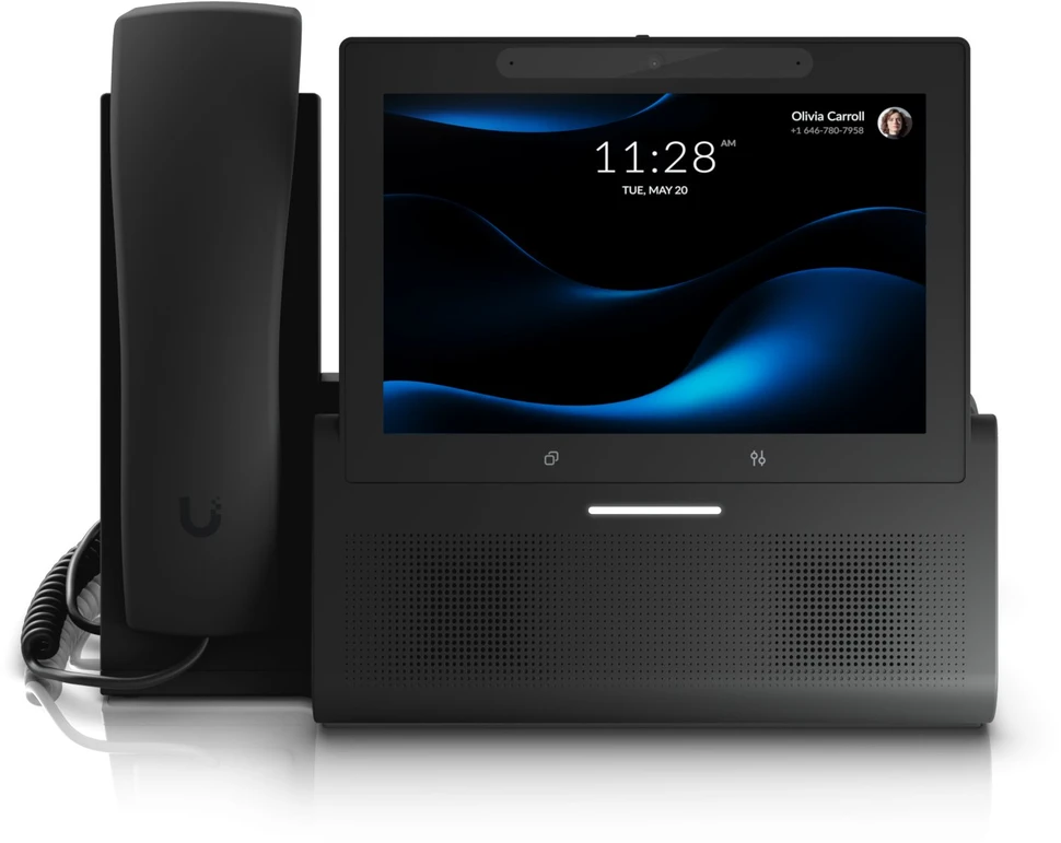 Ubiquiti UTP-G3-Touch-Enterprise VoIP telefonas, juodas, su „Wi-Fi“