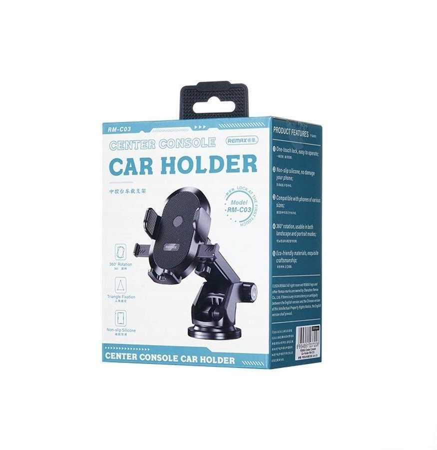 Automobilinis telefono laikiklis Remax RM-C03 (dashboard) juodas