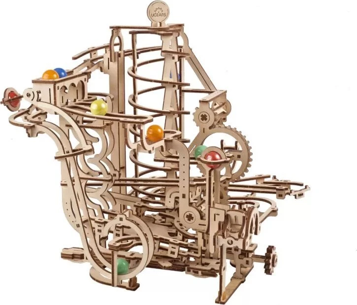 Dėlionė Puzzle 3D Tor Kulkowy Wyciągniki Spiralny Ugears