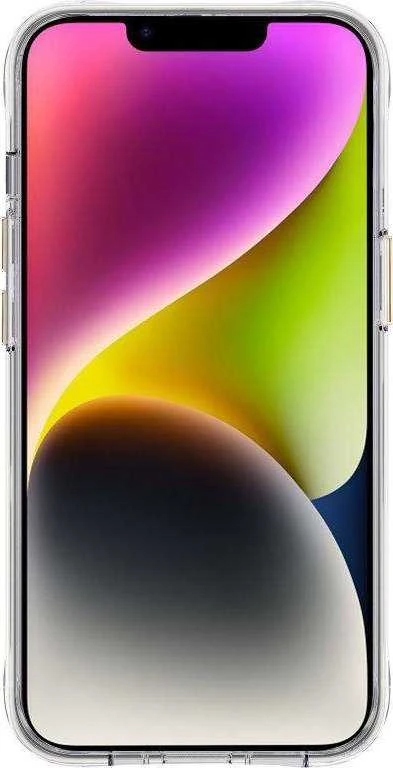 Rifle Paper Clear MagSafe - dėklas dekoruotas auksinis skirtas Apple iPhone 14 / Apple iPhone 13 Rose Garden
