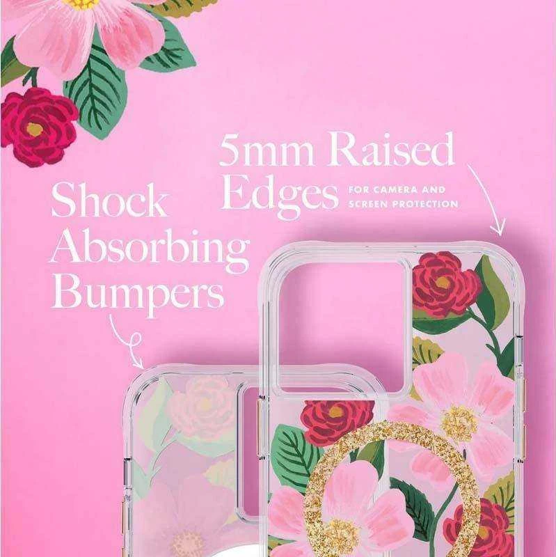 Dėklas Case Mate Rifle Paper Rose Garden MagSafe - iPhone 14 Plus