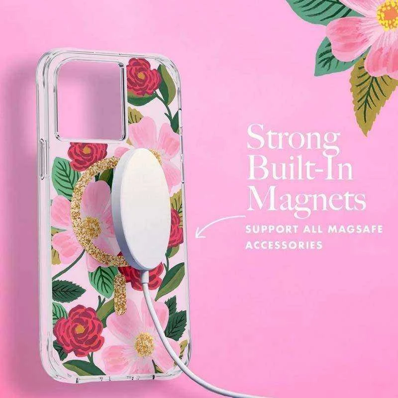 Dėklas Case Mate Rifle Paper Rose Garden MagSafe - iPhone 14 Plus